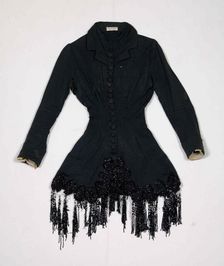 Afternoon bodice, American, 1880-85. Creator: Unknown