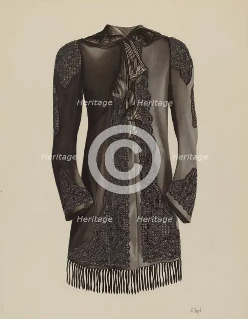 Afternoon Coat, c. 1938. Creator: Joseph L. Boyd.