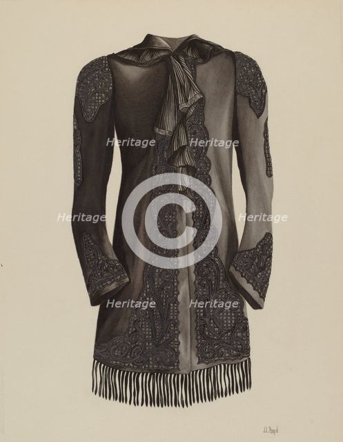 Afternoon Coat, c. 1938. Creator: Joseph L. Boyd.