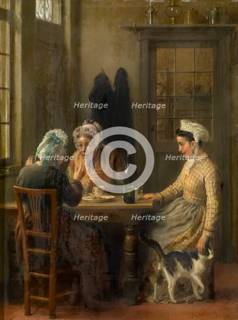 Afternoon Coffee. Creator: Francois Antoine de Bruycker.