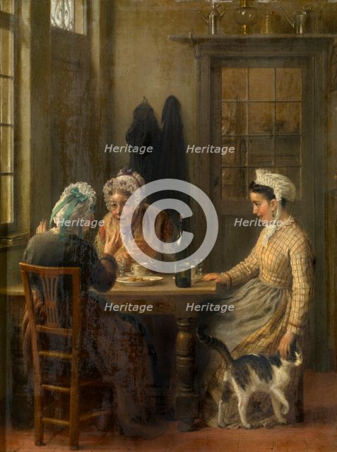 Afternoon Coffee. Creator: Francois Antoine de Bruycker.