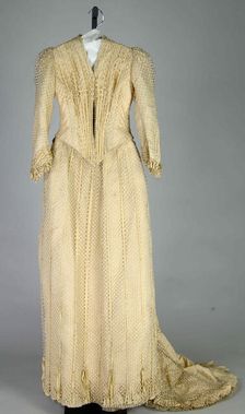 Afternoon dress, American, 1888. Creator: M. C. Daly