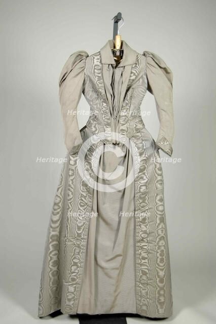 Afternoon dress, American, 1890-95. Creator: Unknown.