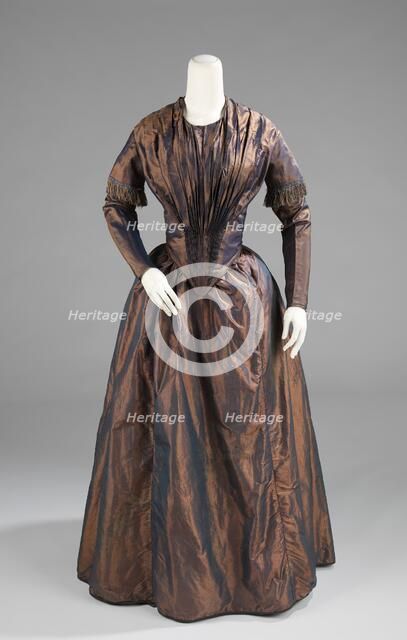 Afternoon dress, American, ca. 1845. Creator: Unknown.