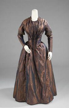 Afternoon dress, American, ca. 1845. Creator: Unknown