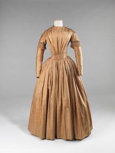 Afternoon dress, American, ca. 1845. Creator: Unknown