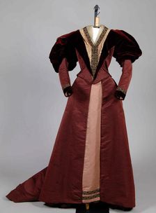 Afternoon dress, American, ca. 1895. Creator: Unknown