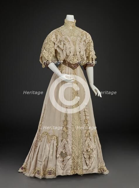 Afternoon Dress (Bodice, Skirt), about 1903. Creator: Girolamo Giuseffi.