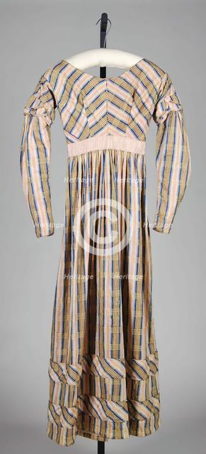 Afternoon dress, British, ca. 1840. Creator: Unknown.