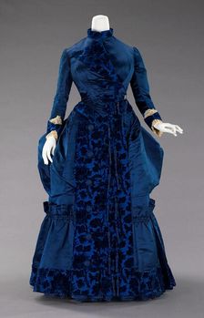 Afternoon dress, French, ca. 1885. Creator: Augustine Martin & Company