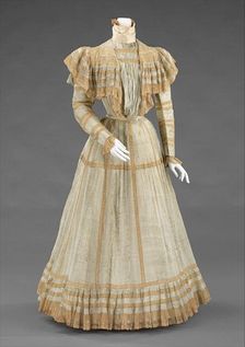 Afternoon dress, French, ca. 1900. Creator: Jeanne Hallee