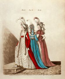 Afternoon dresses, 1795. Creator: Niklaus von Heideloff