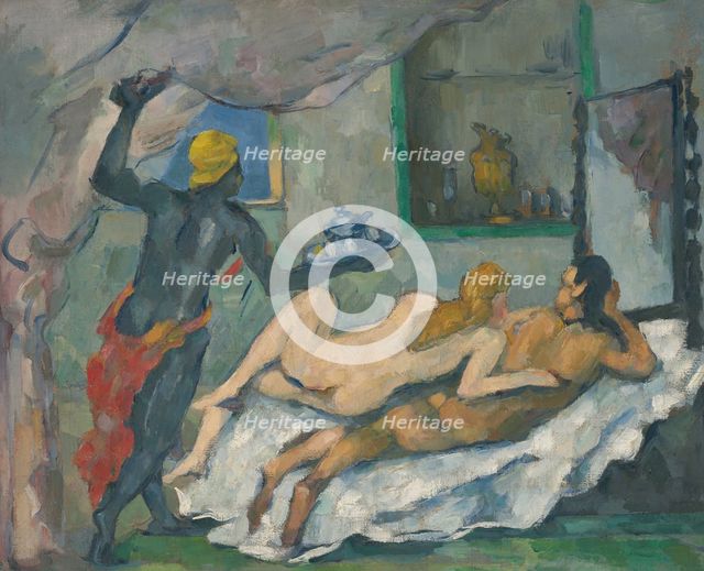 Afternoon in Naples (L'Apres-midi a Naples), c. 1875. Artist: Cézanne, Paul (1839-1906)