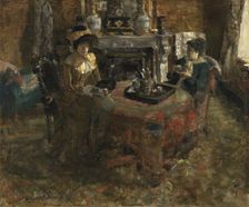 Afternoon in Ostend, 1881. Creator: James Ensor