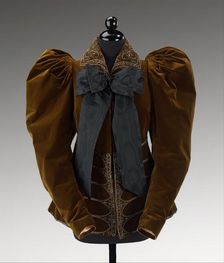 Afternoon jacket, French, 1895. Creator: House of Worth