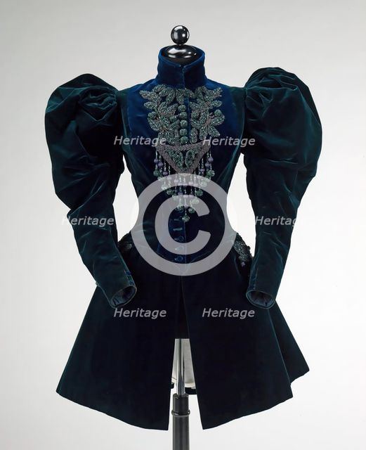 Afternoon jacket, French, 1895. Creators: Augustine Martin & Company, Augustine Martin.