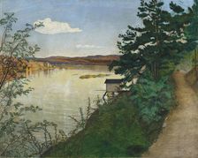 Afternoon sun, 1895. Creator: Harald Sohlberg