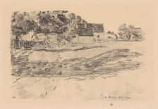 Afternoon Shadows, 1918. Creator: Frederick Childe Hassam