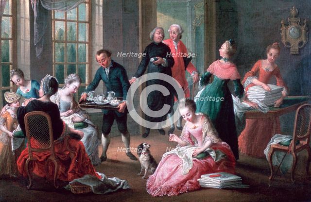'Afternoon Tea', 1778. Artist: Jan Garemijn