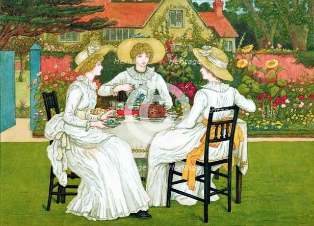 Afternoon Tea, 1886. Artist: Unknown