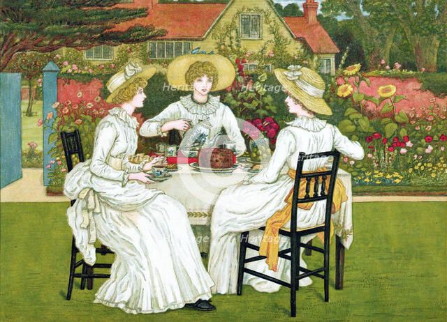 Afternoon Tea, 1886. Artist: Unknown