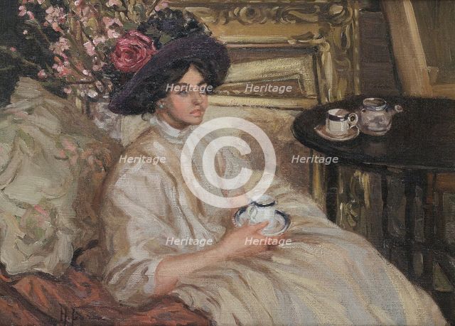 Afternoon Tea, 1917. Creator: Fearon, Hilda (1878-1917).