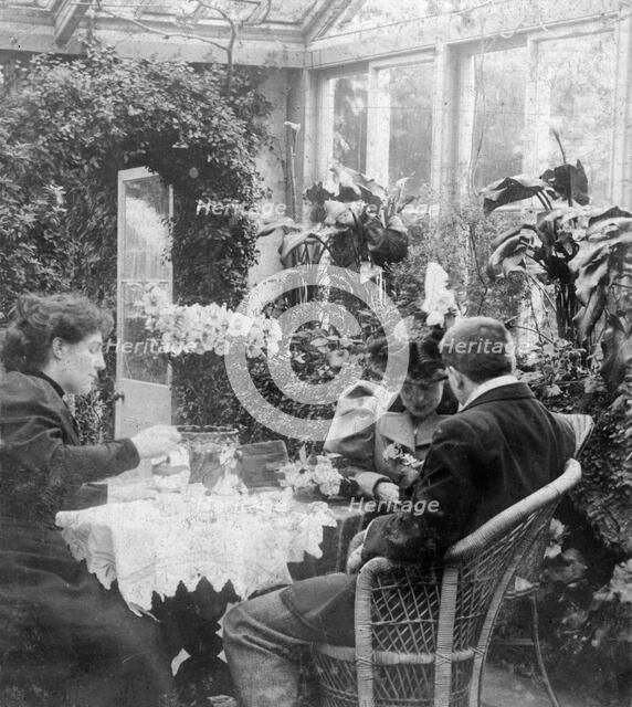 'Afternoon tea', late 19th century. Artist: Unknown