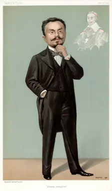 Affaires Etrangeres Gabriel Hanotaux, French statesman, 1896. Artist: Jean Baptiste Guth