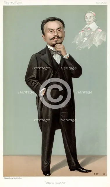 'Affaires Etrangeres', Gabriel Hanotaux, French statesman, 1896. Artist: Jean Baptiste Guth