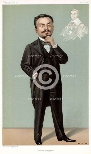 'Affaires Etrangeres', Gabriel Hanotaux, French statesman, 1896. Artist: Jean Baptiste Guth