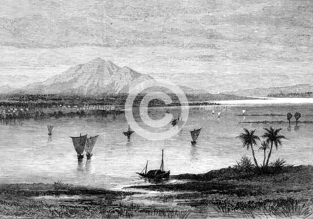 Affairs in Burmah: Thyetmyo, the frontier town, 1880. Creator: John Greenaway.