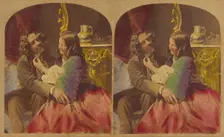 Affection's Pledge., 1860s. Creator: Joseph John Elliott