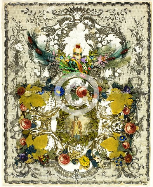 Affections Offering (Valentine), c.1850. Creator: Unknown.