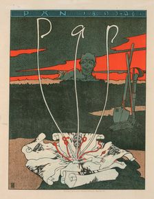 Affiche allemande pour la revue artistique "Pan"., c1897. Creator: Joseph Kaspar Sattler