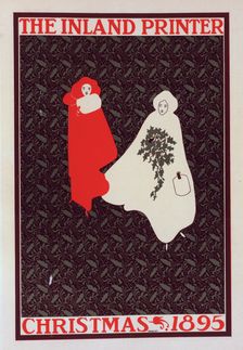 Affiche américaine pour l "Inland Printer" (Christmas 1895), c1899. Creator: William H Bradley
