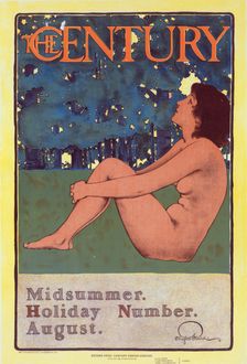 Affiche américaine pour la Revue "The Century Magazine", de New-York, c1898. Creator: Maxfield Parrish