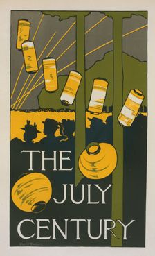 Affiche américaine pour la revue "The Century Magazine", publiée à New-York, c1896. Creator: Charles Herbert Woodbury