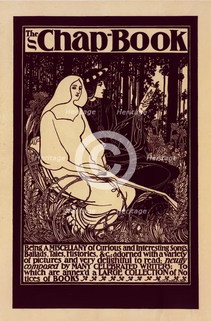 Affiche américaine pour la Revue "The Chap-Book", c1898. Creator: William H Bradley.