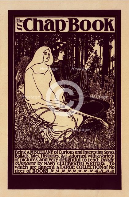 Affiche américaine pour la Revue "The Chap-Book", c1898. Creator: William H Bradley.