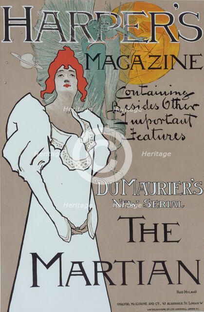 Affiche anglaise pour la Revue "Harper's Magazine", c1898. Creator: Fred Hyland.