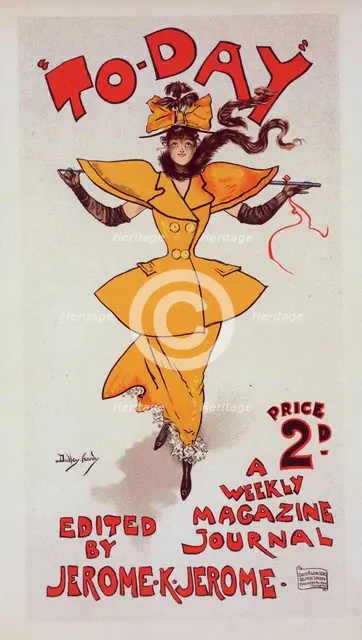 Affiche anglaise pour le journal "To Day", c1900. Creator: Dudley Hardy.