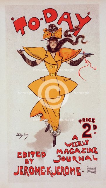 Affiche anglaise pour le journal "To Day", c1900. Creator: Dudley Hardy.
