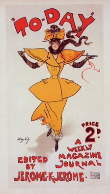 Affiche anglaise pour le journal "To Day", c1900. Creator: Dudley Hardy