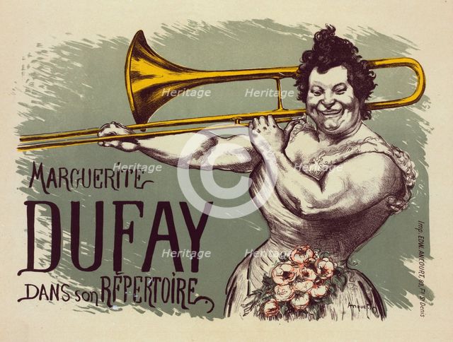 Affiche pour "Marguerite Dufay", c1899. Creator: Louis Anquetin.