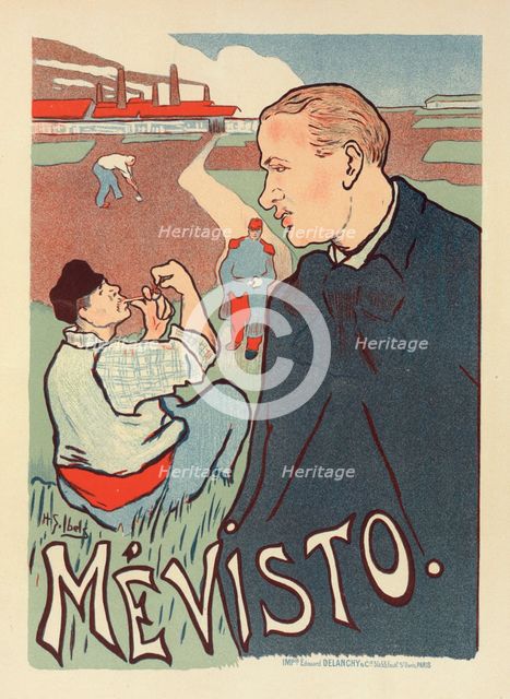 Affiche pour "Mévisto"., c1897. Creator: Henri-Gabriel Ibels.