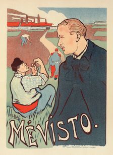 Affiche pour "Mévisto"., c1897. Creator: Henri-Gabriel Ibels
