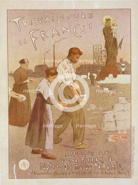 Affiche pour : "Notre-Dame du Travail"., c1900. Creator: Etienne Moreau-Nelaton.