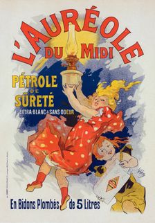 Affiche pour l "Auréole du Midi"., c1900. Creator: Jules Cheret