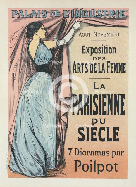 Affiche pour l'Exposition des Arts de la Femme (sept dioramas par Poilpot) : "La..., c1899. Creator: Jean Louis Forain.