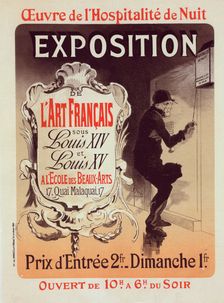 Affiche pour l'oeuvre de l'Hospitalité de Nuit , c1898. Creator: Jules Cheret